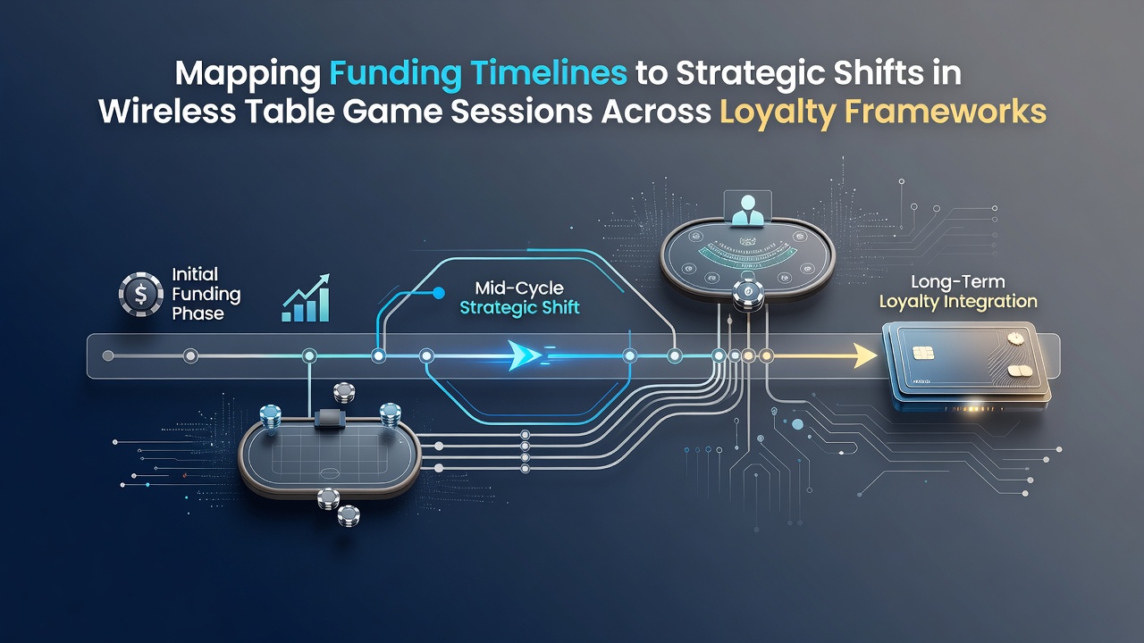 Wireless table game interfaces displaying loyalty tier progress alongside funding timeline indicators on mobile screens
